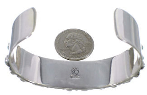 Southwest Sterling Silver Turquoise Cuff Bracelet Jewelry VX37752