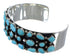 Turquoise Genuine Sterling Silver Southwest Bracelet VX37764