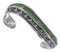 Southwestern Sterling Silver And Turquoise Cuff Bracelet TX39376