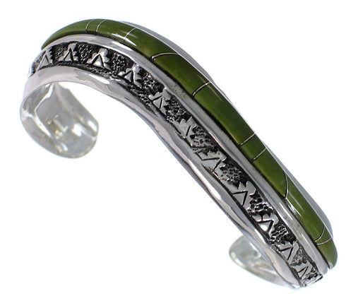 Southwestern Authentic Sterling Silver Turquoise Cuff Bracelet TX39388