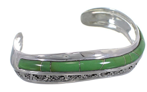Authentic Sterling Silver And Turquoise Southwest Bracelet TX39391