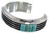 Turquoise Southwest Sterling Silver Cuff Bracelet Jewelry EX27429
