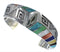 Sterling Silver Multicolor Jewelry Cuff Bracelet PX27749