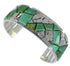 Turquoise Inlay Silver Jewelry Cuff Bracelet CW64820
