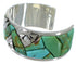 Southwest Turquoise Inlay Sterling Silver Bracelet CW64862