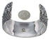 Silver Native American Village Design Multicolor Cuff Bracelet MX28014
