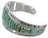 Sterling Silver Southwest Turquoise Jewelry Cuff Bracelet EX27378