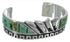Sterling Silver And Southwest Turquoise Inlay Cuff Bracelet BW66369