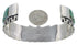 Sterling Silver And Southwest Turquoise Inlay Cuff Bracelet BW66369