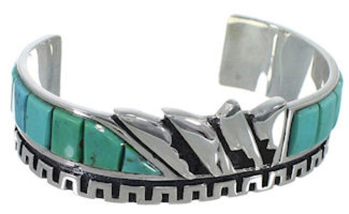 Turquoise Southwest Inlay Cuff Bracelet BW66376