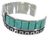 Turquoise Sterling Silver Inlay Cuff Bracelet BW66381
