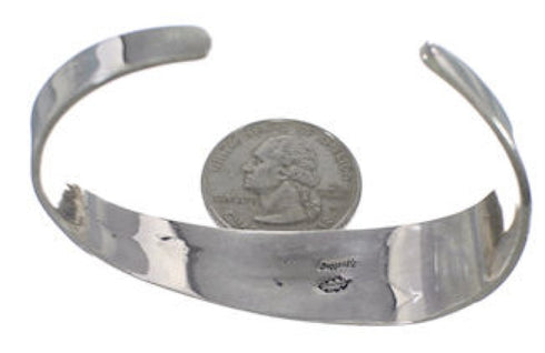 Silver Multicolor Native American Design Cuff Bracelet YS67330