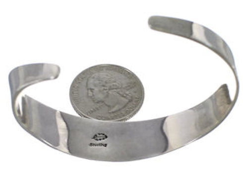 Silver Multicolor Native American Design Cuff Bracelet YS67331