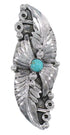 Southwest Sterling Silver Jewelry Turquoise Ring Size 4-3/4 NS54794
