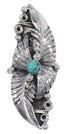 Southwest Jewelry Turquoise Silver Ring Size 5-3/4 NS54790