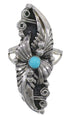 Southwest Sterling Silver Turquoise Jewelry  Ring Size 4-1/2 NS54759
