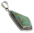 Turquoise Inlay Genuine Sterling Silver Pendant EX29599