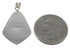 Turquoise Inlay Genuine Sterling Silver Pendant EX29599
