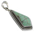 Sterling Silver And Turquoise Inlay Slide Pendant EX29596