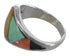 Sterling Silver WhiteRock Multicolor Jewelry Ring Size 6-3/4 NS46664