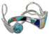 Multicolor And Silver Southwestern Bracelet TX40249