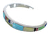Multicolor Southwest Authentic Sterling Silver Bracelet TX40269