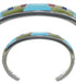 Multicolor Southwest Authentic Sterling Silver Bracelet TX40269