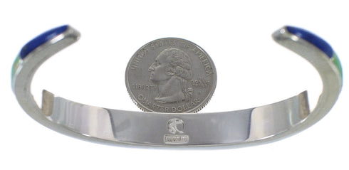 Multicolor Southwest Authentic Sterling Silver Bracelet TX40269