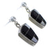Mother Of Pearl Black Jade Sterling Silver Post Earrings RS42660