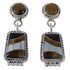 Sterling Silver Multicolor Inlay Southwest Earrings PS63235