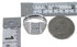 Genuine Sterling Silver And Multicolor Inlay Ring Size 6-1/2 BW72394