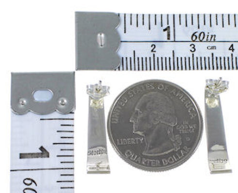 Sterling Silver Southwestern Multicolor Post Earrings PS63344