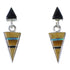 Southwestern Multicolor Inlay Earrings EX41223