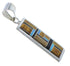 Southwest Multicolor And Silver Pendant EX41233