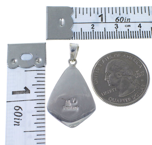Southwest Silver Multicolor Pendant EX41257