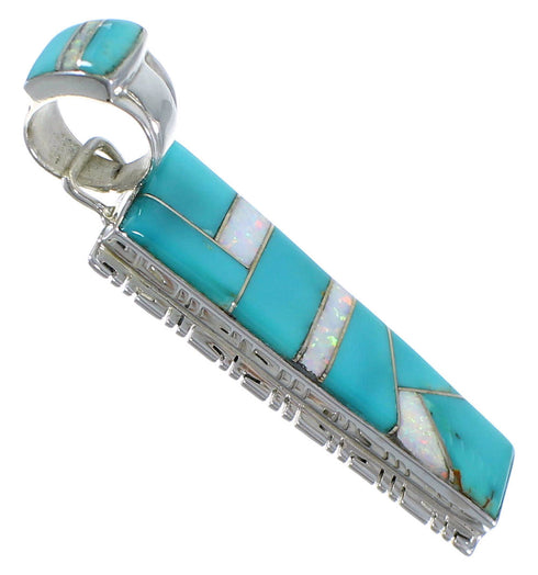 Opal Turquoise Inlay Jewelry Pendant PX41536