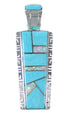 Opal Turquoise Silver Southwest Pendant PX41543