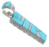 Opal Turquoise Silver Southwest Pendant PX41543