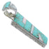 Turquoise And Opal Inlay Jewelry Pendant PX41546