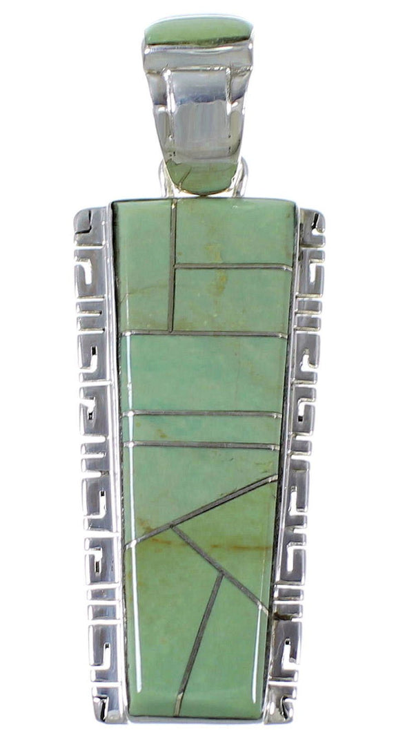 Southwest Turquoise Inlay Jewelry Pendant PX41556