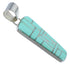 Turquoise Silver Southwest Pendant PX41728