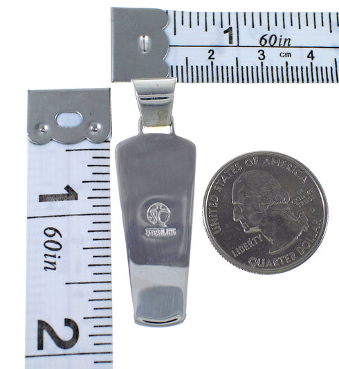 Turquoise Silver Southwest Pendant PX41728