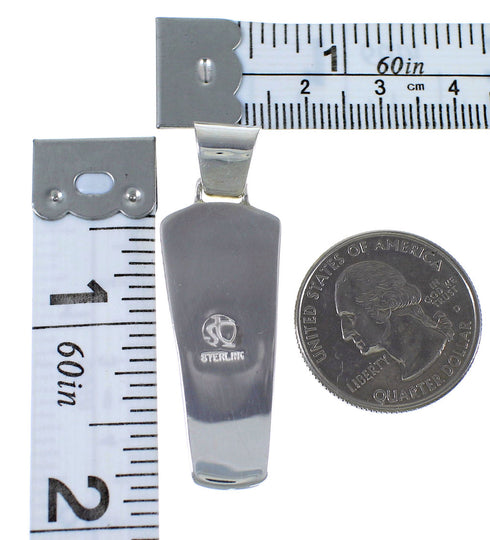 Southwestern Jewelry Turquoise Inlay Pendant PX41760