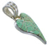 Southwestern Heart Sterling Silver Turquoise Pendant PX41818