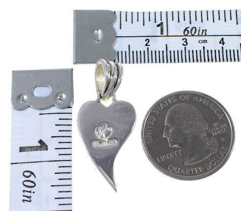 Sterling Silver Heart Turquoise Jewelry Pendant PX41838