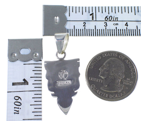 Turquoise And Opal Inlay Pendant Southwest Jewelry PX42108