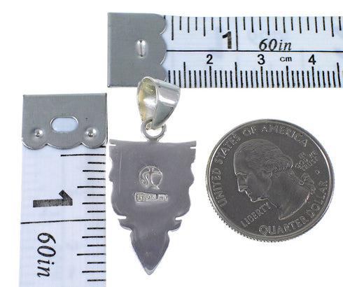 Silver Southwestern Jewelry Turquoise Pendant PX42140