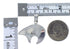 Bear And Arrow Southwest Multicolor Silver Pendant PX41917