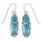 Sterling Silver Turquoise And Opal Earrings EX41135