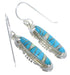 Sterling Silver Turquoise And Opal Earrings EX41135